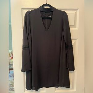 Elegant Black Long Sleeve Dress